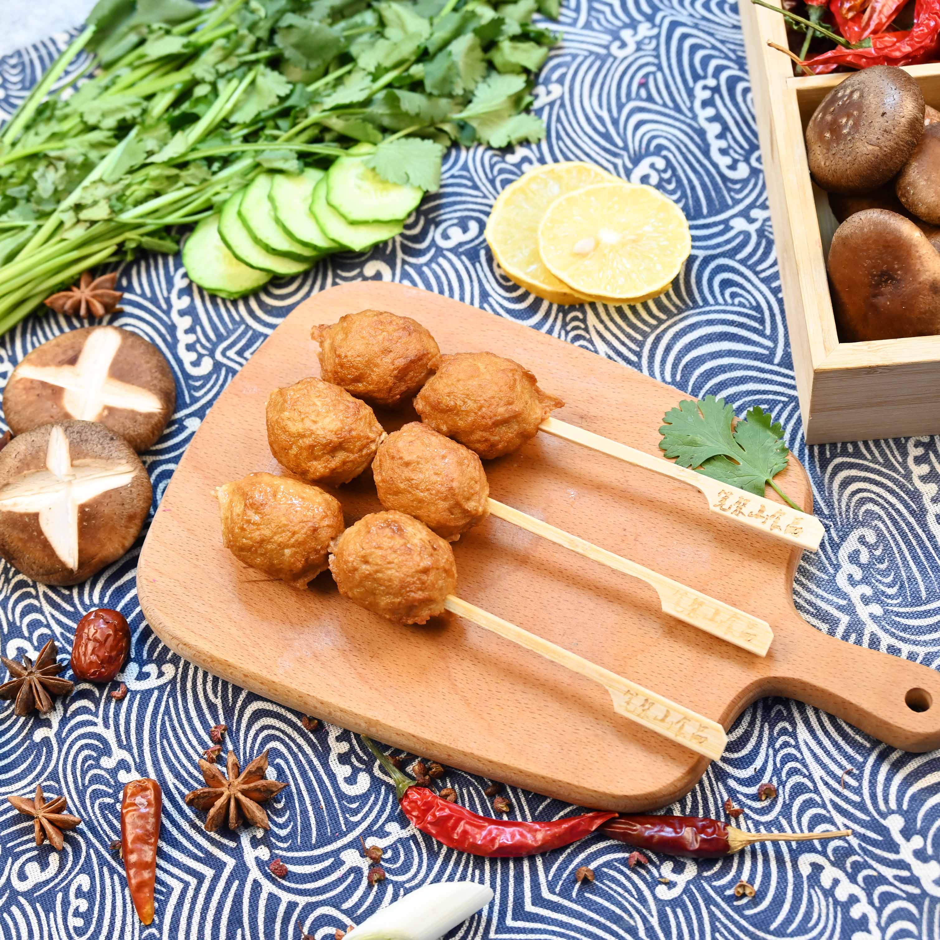 Булочки с перченой курицей