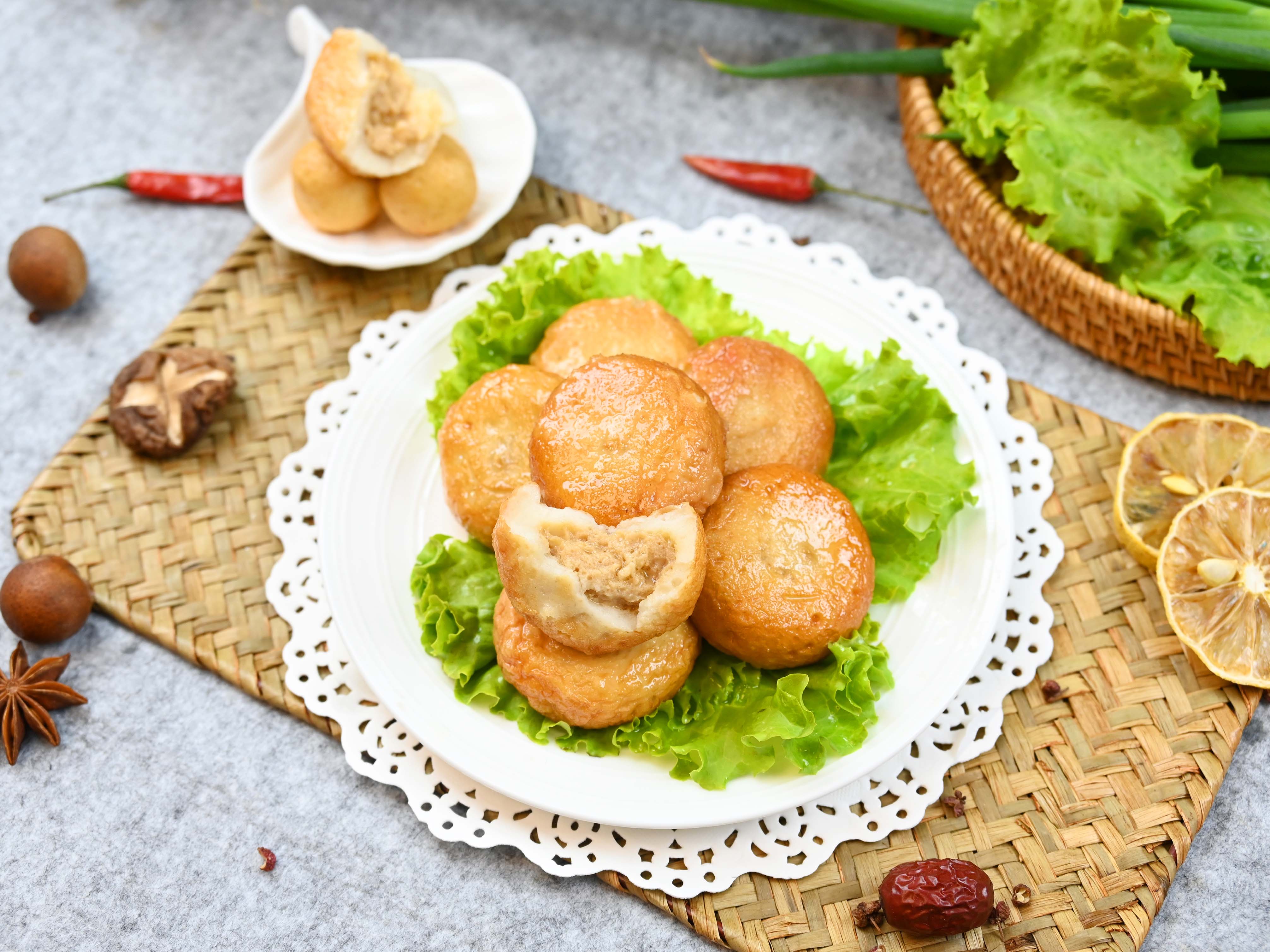 Tiger Skin Fish Cake