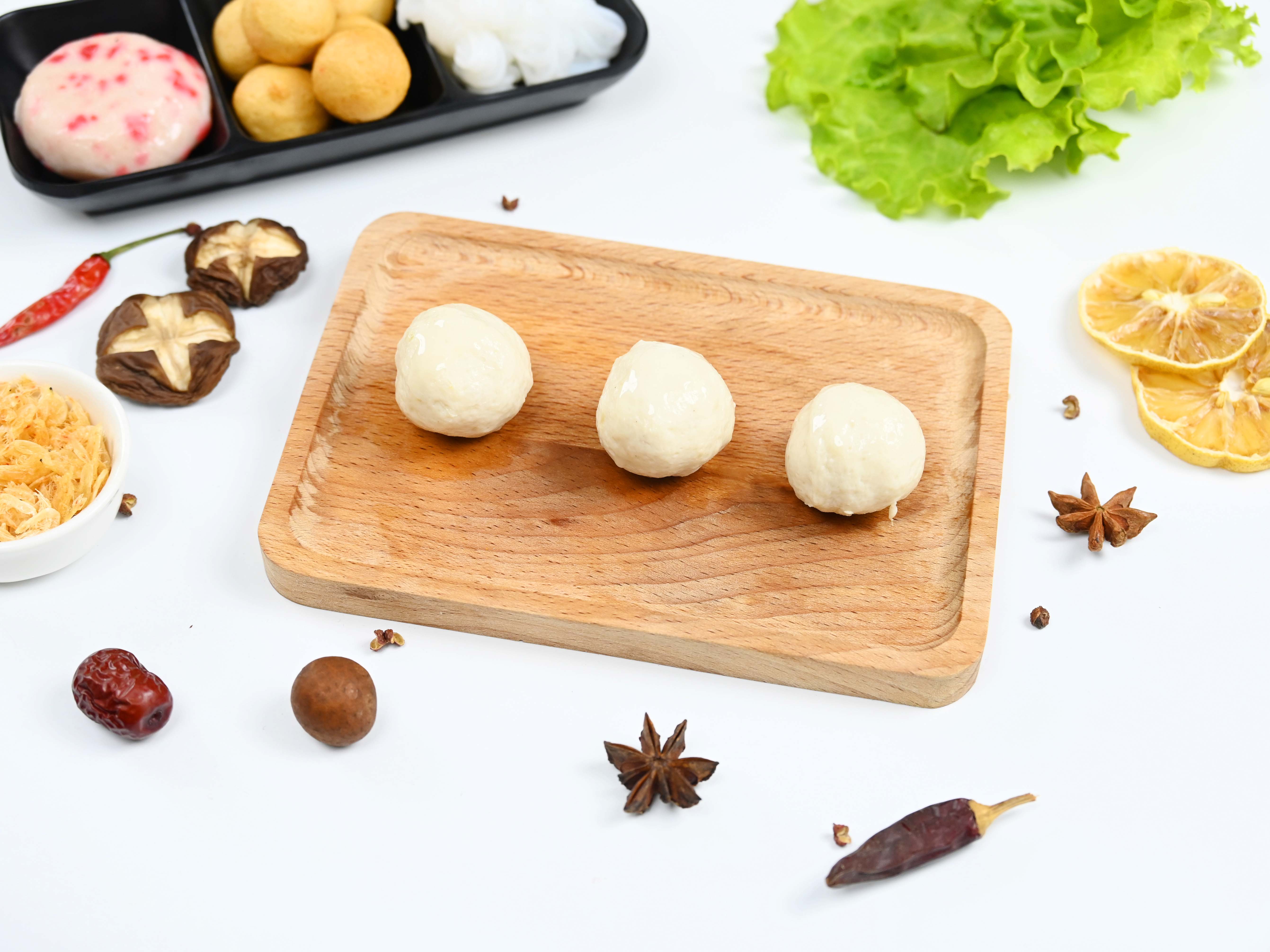 Рыбный фрикадельки в булочке