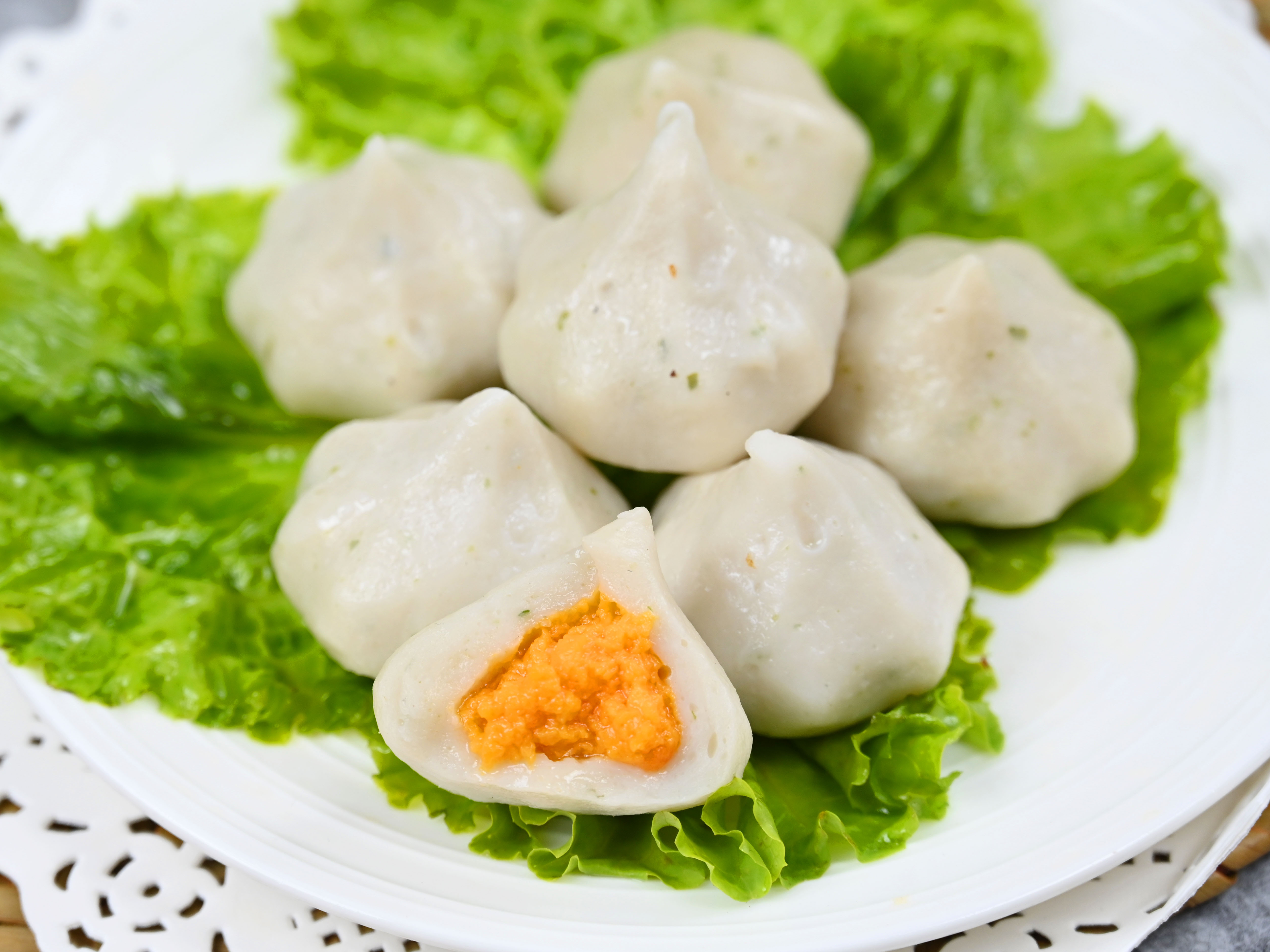 Булочки с крабовым мясом