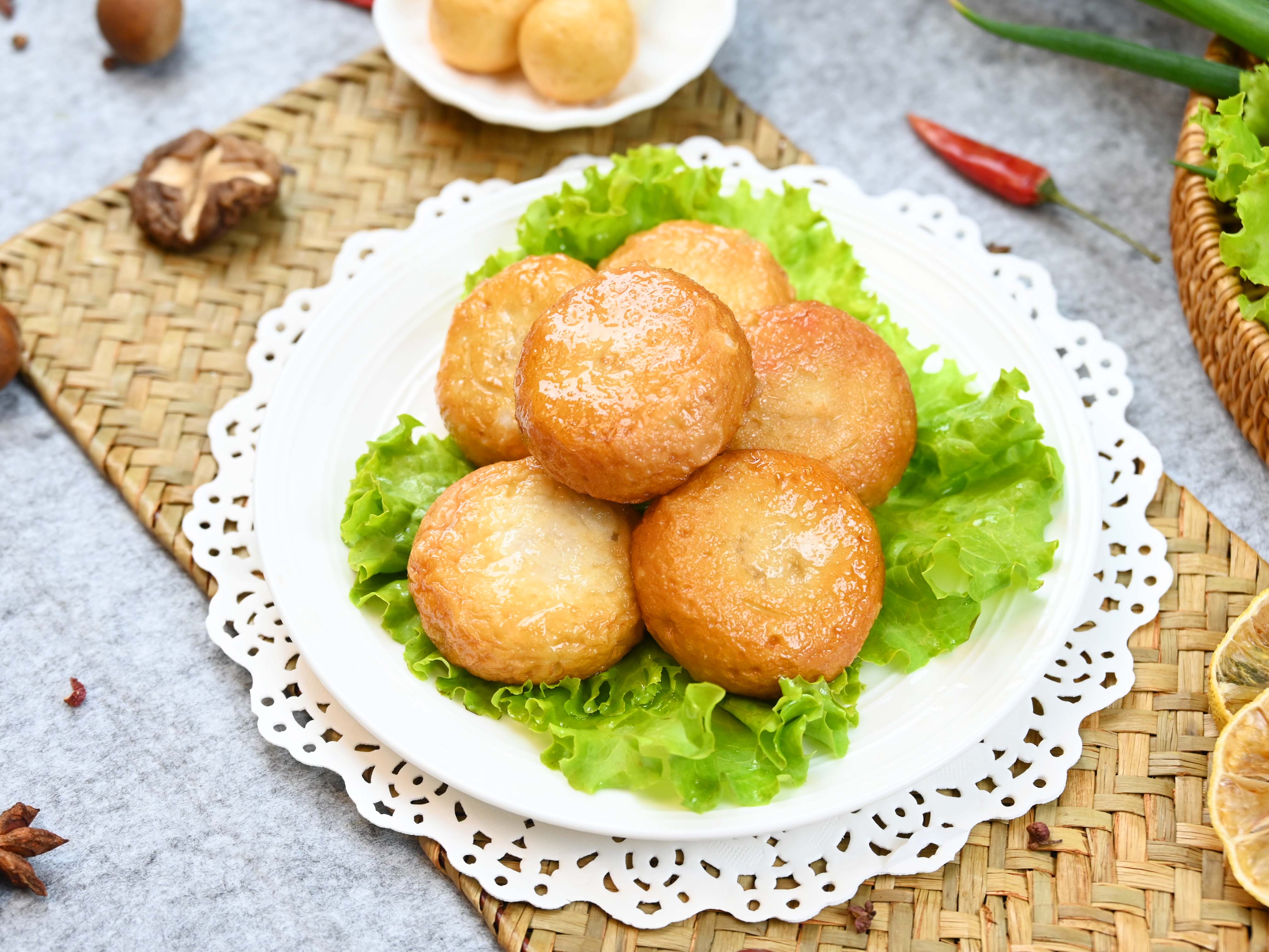 Рыбные пирожки с тигровой кожей